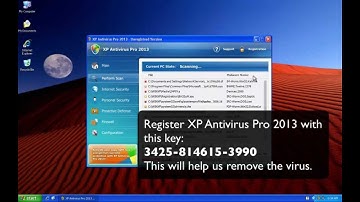 How To Remove XP Antivirus Pro 2013 Video Guide