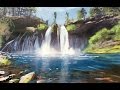 Waterfall Landscape Speedpainting