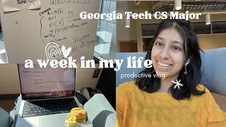 Week in my Life as a Georgia Tech Computer Science Major