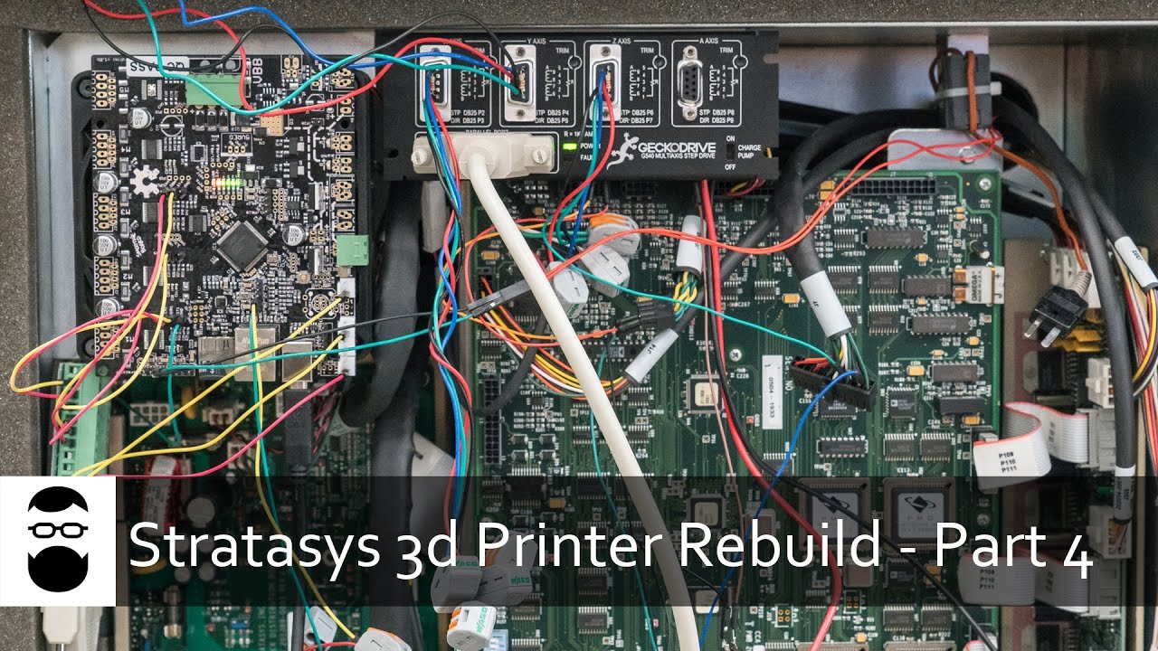 Stratasys 3D Printer Rebuild - Part 4: Smoothieboard, Homing, Chamber Heaters