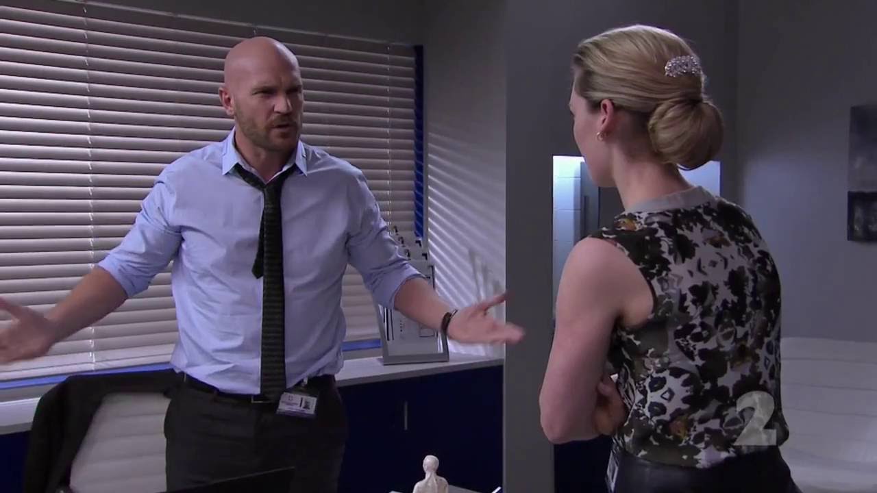 shortland street, police lady in a very tight leather skirt