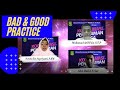 BAD & GOOD PRACTICE LATSAR ANGKATAN 120 KEL 3C