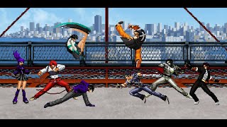 KOF Mugen Special Battle: OrochiDarkKyo Team vs Kirishima Team