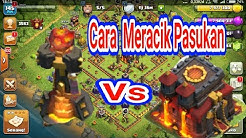100% Cara Meracik Pasukan Di TH 10 .ini Rahasia, Attack Queen Walk Lavaloon MINER - Durasi: 12.10. 