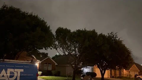 Severe thunderstorm With 60 MPH Wind Gusts and Heavy Rainfall Hit Frisco TX 9/5/25