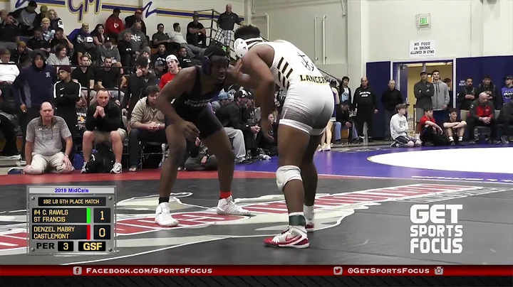 182lb MidCals 5th Place Match | #4 Carsten Rawls v...