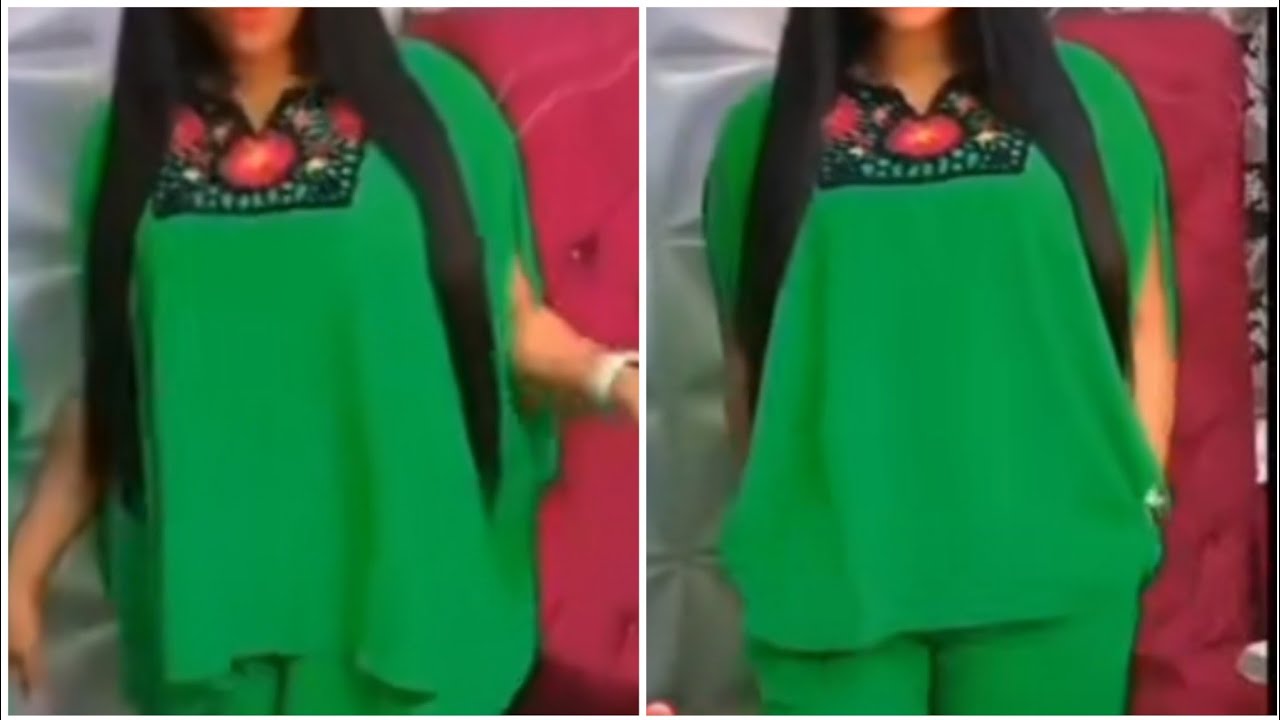 Easier Way To Cut And Sew CAPE TOP YouTube easier-way-to-cut-and-sew-cape-top-youtube