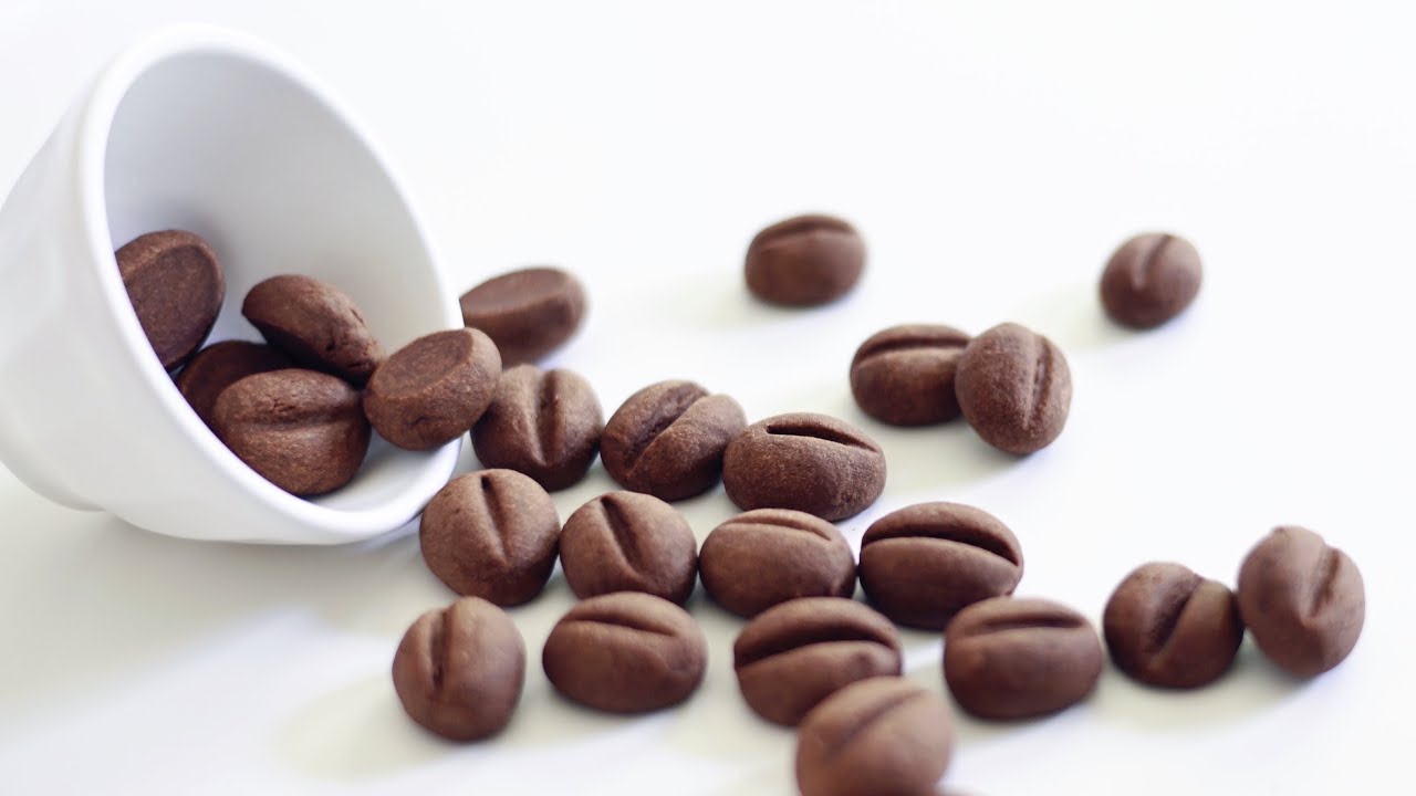 咖啡豆饼干 | Coffee Bean Cookies | 超高颜值，可可爱爱，以假乱真