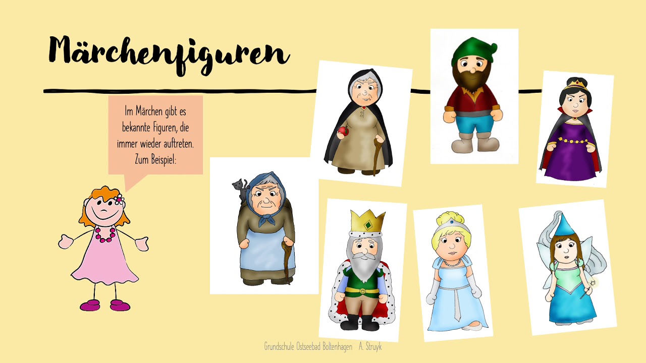  Märchen und ihre Merkmale - YouTube Illustration 