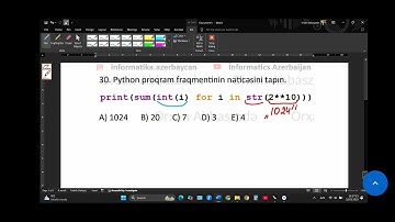 PYTHON  FOR 2025 ABİTURİYENT, MİQ və SERTİFİKASİYA #miq #sertifikasiya #abituriyent