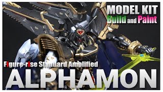 [Digimon] Figure-rise Standard Amplified ALPHAMON [Modelkit Build and Paint]