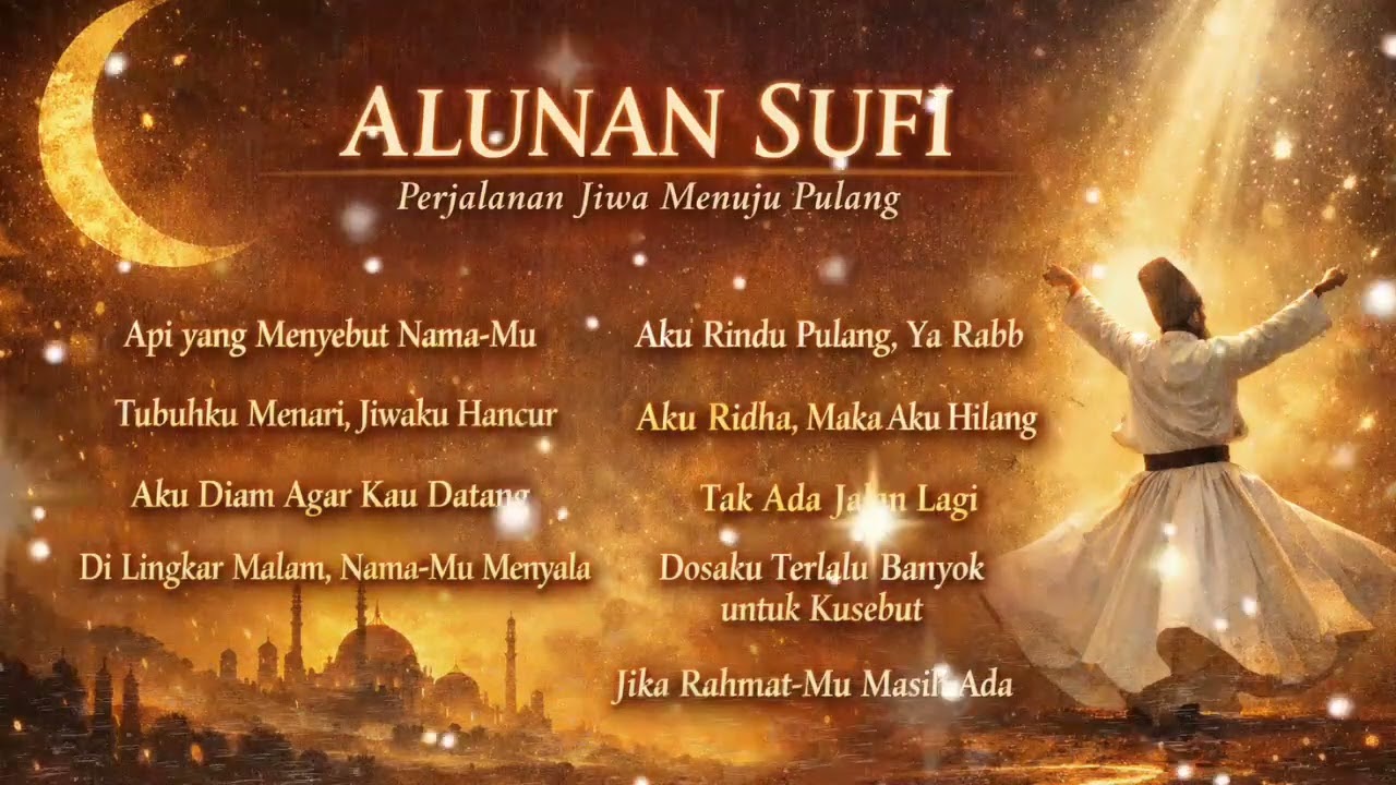 ALUNAN SUFI 🔥 Perjalanan Jiwa Menuju Pulang | Zikir & Lagu Penyejuk Hati Paling Menyentuh