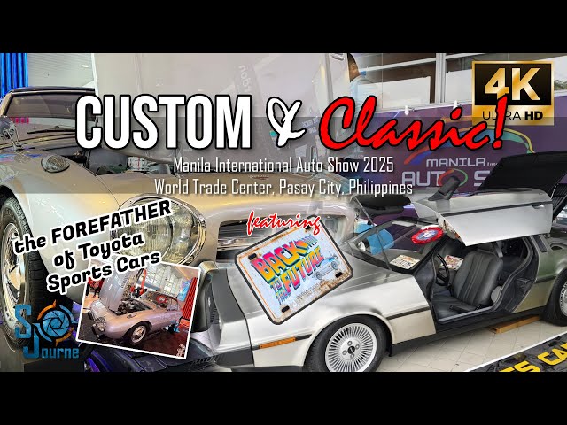 CUSTOM and CLASSIC Cars at Manila International Auto Show