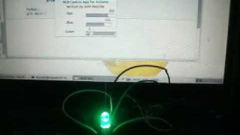 RGB LED user interface 1