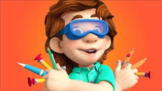 La pistola de Dartes del juguete!  | Los Fixis | Dibujos animados para niños | #ElProyectista