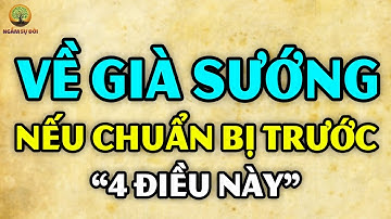 Người đến TUỔI 60 CHUẨN BỊ ĐƯỢC 4 ĐIỀU NÀY thì càng già càng sướng | Ngẫm Sự Đời