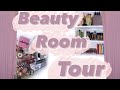 Realistic Beauty Room Tour + Makeup Collection
