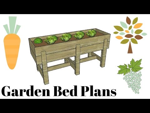 Waist high raised garden bed plans free