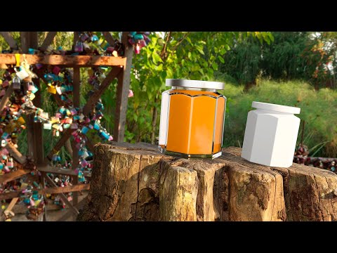 Product Modeling in Maya - Modeling & Rendering a Honey Jar Tutorial