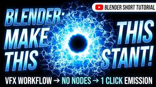 Make THIS Lightning Wormhole Effect Fast in Blender ⚡ #Blender3D (Short & Viral) Make THIS Lightning Wormhole Effect Fast in Blender ⚡ #Blender3D (Short & Viral)
