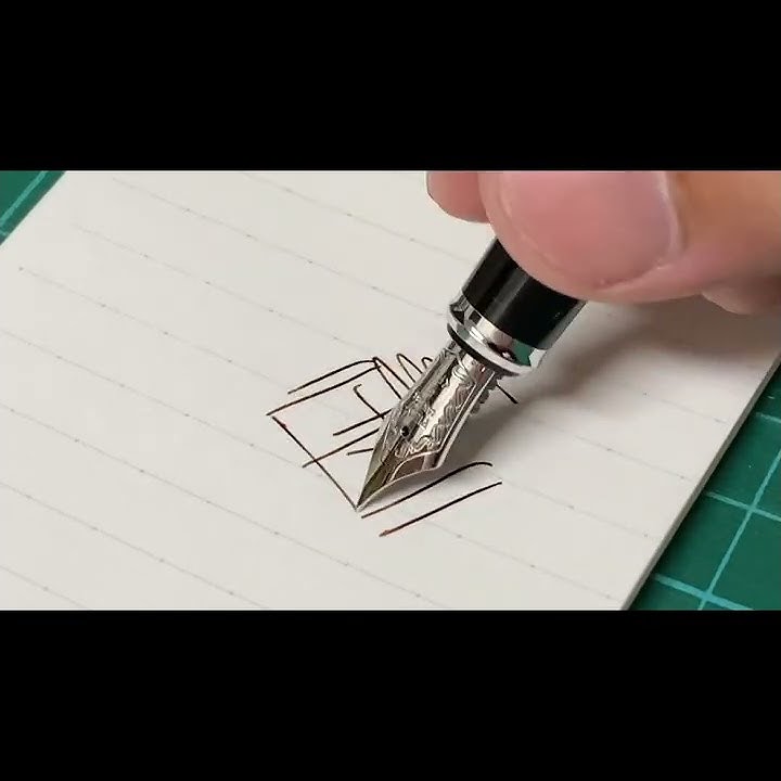 How to hold a fountain Pen correctly & write neatly – YSTUDIO