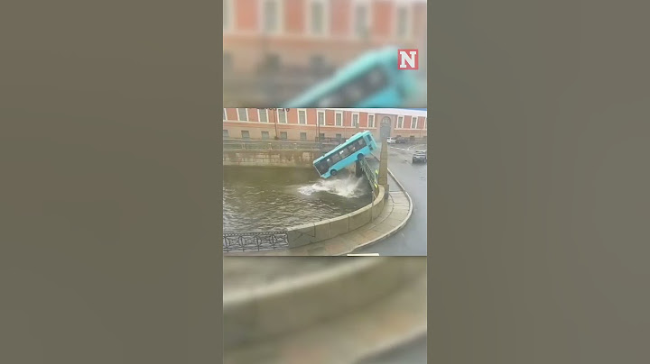 Passenger Bus Crashes Into Saint Petersburg River