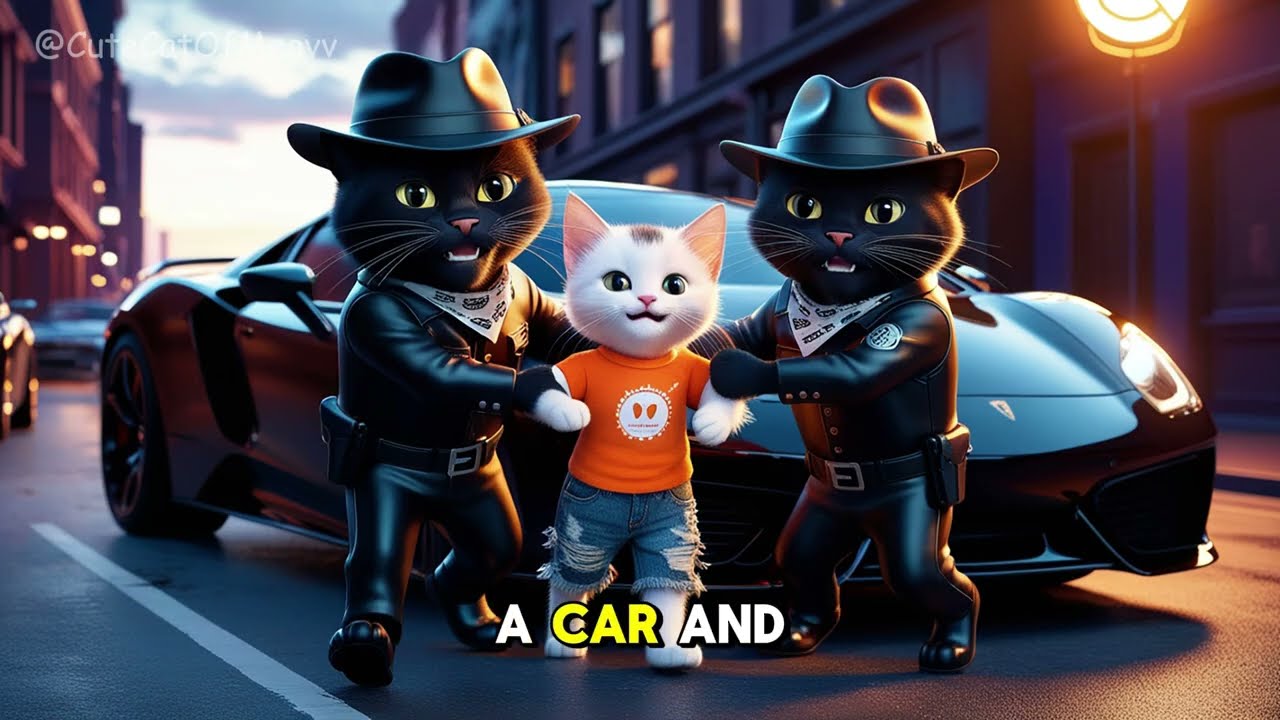 The Kitten Pain😿Mother Cat Save Her Son From Kidnapper#cat #ai # ...