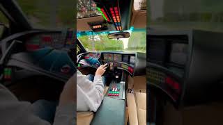 Pov Of Driving Kitt With The Turbine Running 