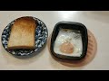 パン焼きながら目玉焼きが出来るお手軽プレート