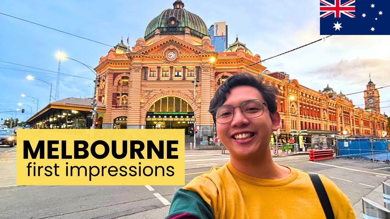 MELBOURNE vlog: 1st Impressions and fine dining at SUPERNORMAL 🇦🇺 • RJ Tries To Travel AUSTRALIA