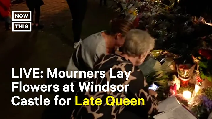 Mourners Lay Flowers at Windsor Castle for Queen E...