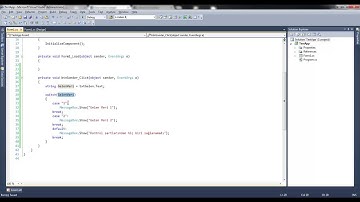 C# NET - 8 - Switch Yapısı