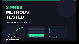 I Tested 3 Free Product Research Methods — Here's What Actually Works