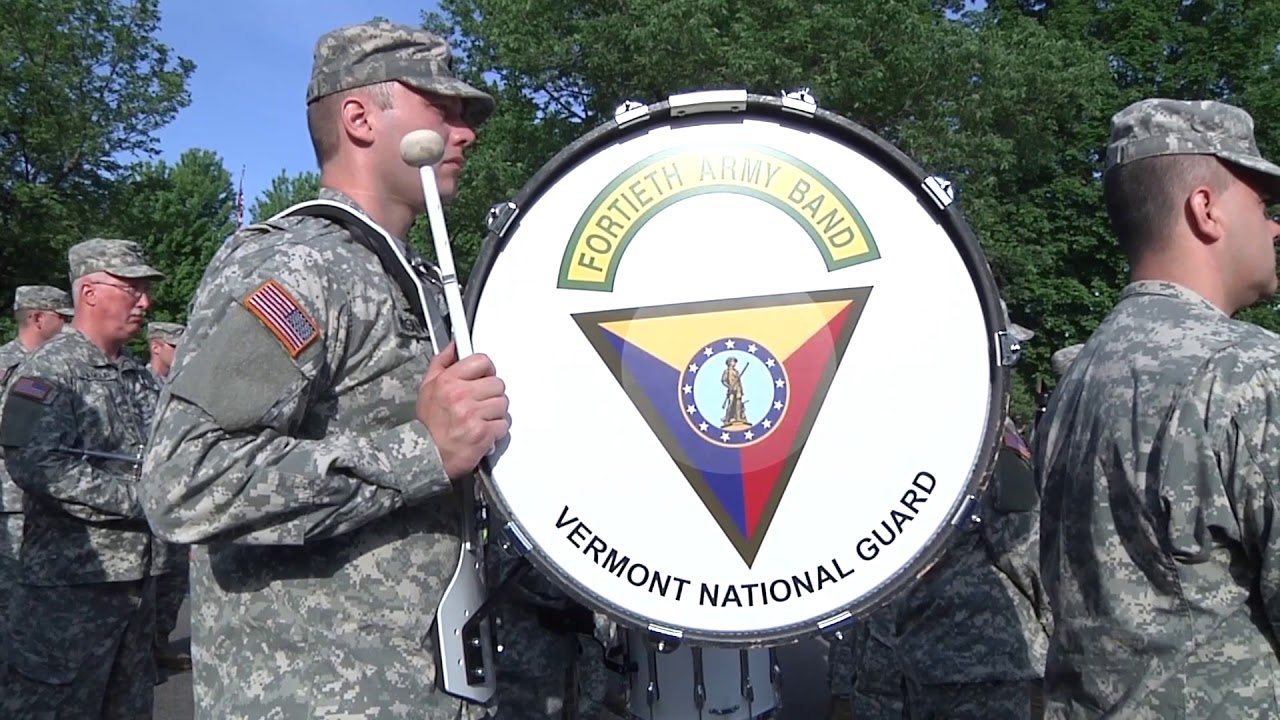 Vermont Army National Guard 40th Army Band Runs on Music YouTube