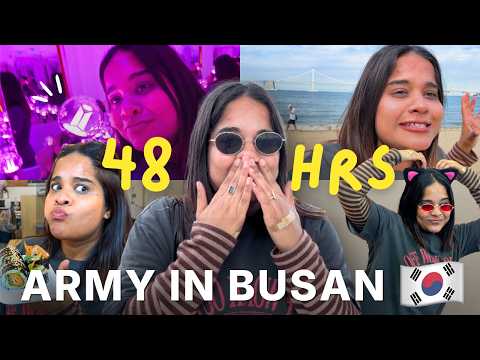 [sanjhifyyy] I Spent 48 Hours As An Army In Busan💜 | Ep.1