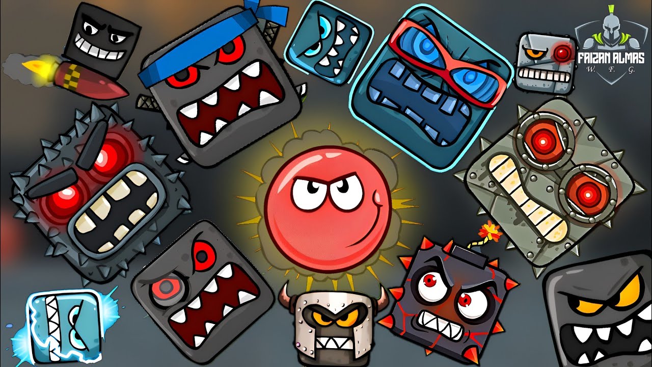 Red Ball 4 | Full Game Vertical Walkthrough | All Bosses | Full ...