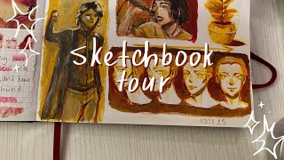 картинка: Смешной и большой sketchbook tour(2023)🍂