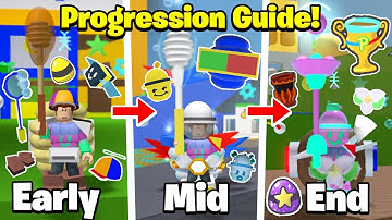 The UPDATED Progression Guide in Bee Swarm Simulator! (Early to End Game)