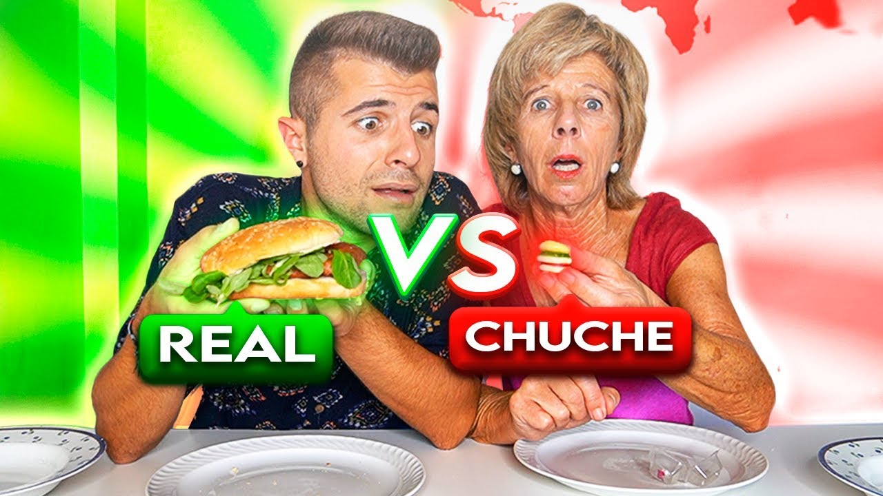COMIDA REAL vs GOMINOLA!! 🍭 *cuál es mejor?* - @ibngarcia