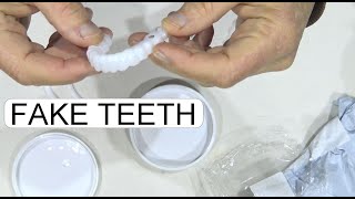 UNBOXING FAKE TEETH 1PAIR
