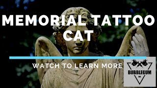 Memorial Tattoo Cat  /  Using Cremation Ashes in Tattoo Ink For a Memorial Tattoo.