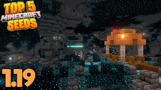 Top 5 EPIC NEW SEEDS for Minecraft 1.19! (Best Minecraft Deep Dark Seeds)