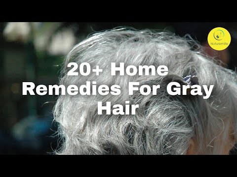 Home Remedies for Darken Premature Gray Hair(White Hair) : 20+ Natural Effective Methods at Home