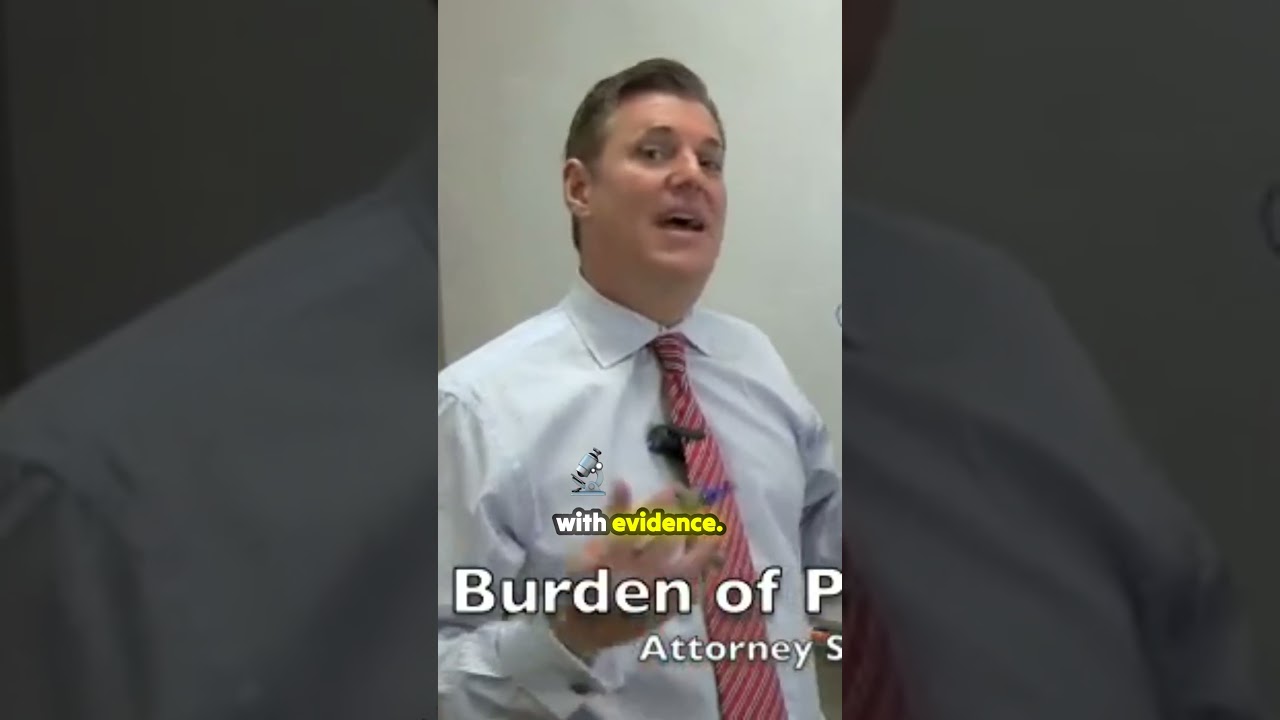Who has to prove what in a civil lawsuit? #stevevondran #litigationtips