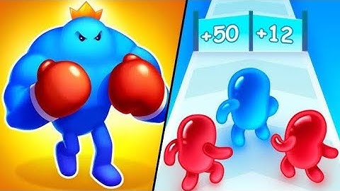 Join blob clash noob vs pro vs hacker all levels iOS trailer walkthrough gameplay.