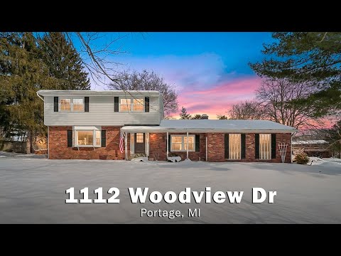 1112 Woodview Dr, Portage, MI home video tour