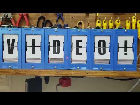 Split-Flap display I2C