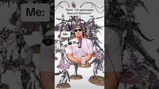 How it feels to choose Slaanesh Demons #shorts #warhammer40k