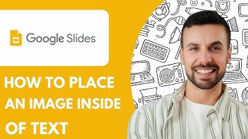 How to Place an Image Inside of Text in Google Slides Google Slides Photo Words - 2025