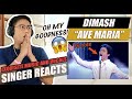 Dimash - AVE MARIA | New Wave 2021 | SINGER REACTION